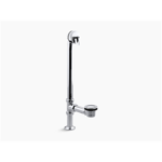 k-7159 artifacts® 1-1/2" pop-up bath drain for above- and through-the-floor freestanding bath installations