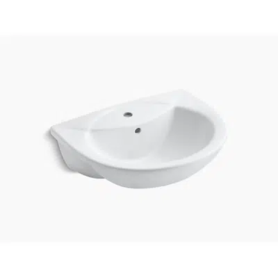 K-11160-1 Odeon™ Drop-in bathroom sink with single faucet hole 이미지