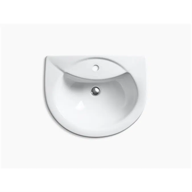 K-11160-1 Odeon™ Drop-in bathroom sink with single faucet hole