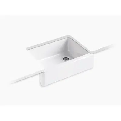 K-6487 Whitehaven® 29-11/16" x 21-9/16" x 9-5/8" Undermount single-bowl farmhouse kitchen sink图像