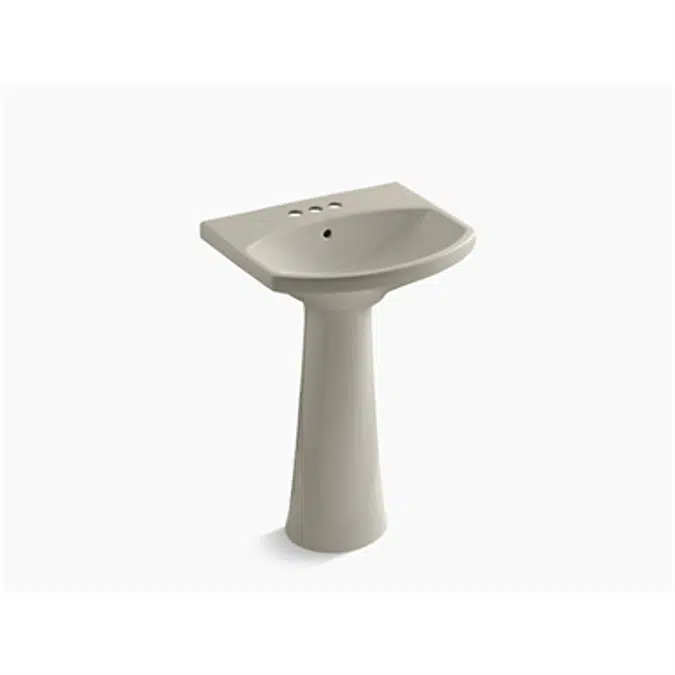BIM objects Free download! K23624 Cimarron® Pedestal bathroom sink