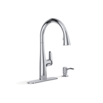 easmor™ pull-down kitchen sink faucet with soap/lotion dispenser