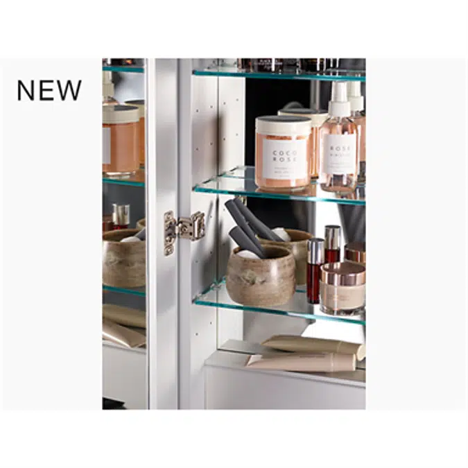 K-99011-TLC Verdera® lighted medicine cabinet, 40" W x 30" H