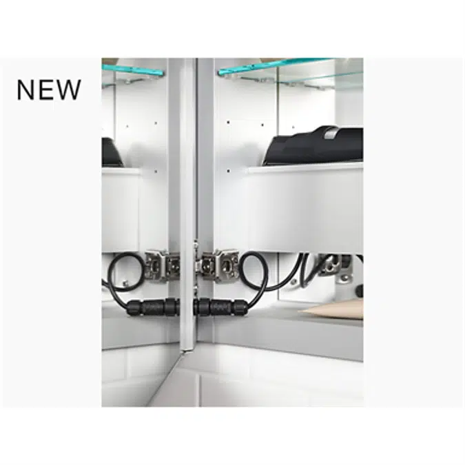 K-99011-TLC Verdera® lighted medicine cabinet, 40" W x 30" H