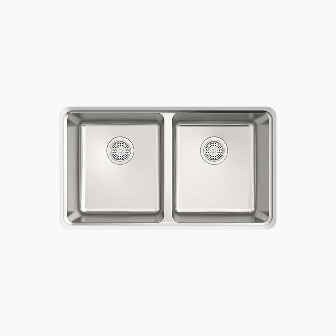 Buckley™ 32-1/4" undermount double-bowl kitchen sink