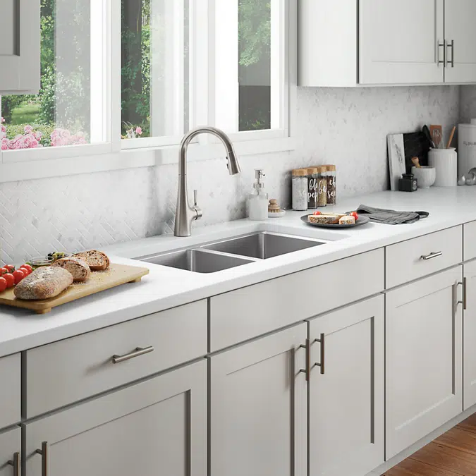 Buckley™ 32-1/4" undermount double-bowl kitchen sink