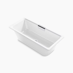 volute™ 63" x 28-3/8" freestanding bath with base