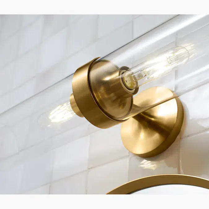 Purist® 29-1/2" two-light sconce