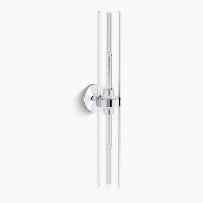 Purist® 29-1/2" two-light sconce