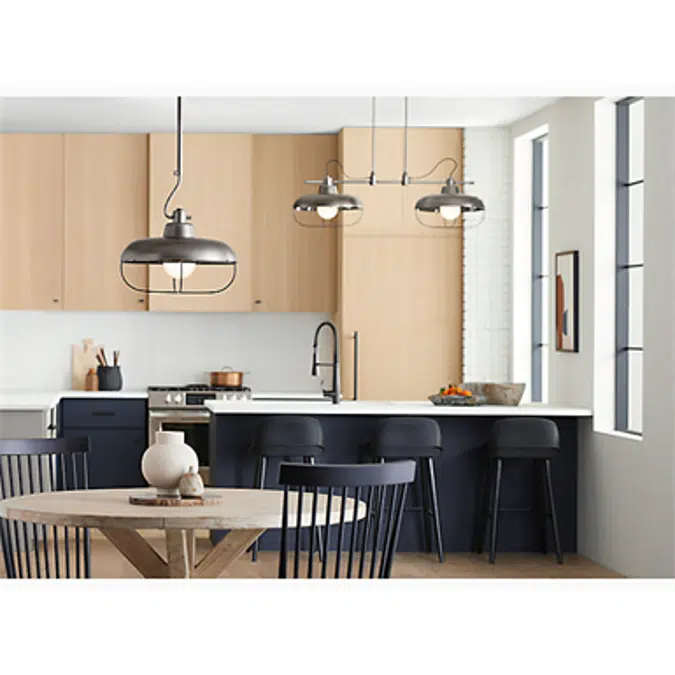 K-23661-CH02 Modern Farm Two-light linear chandelier