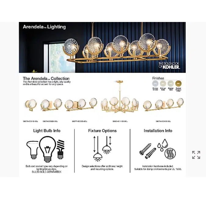 Arendela One-light sconce