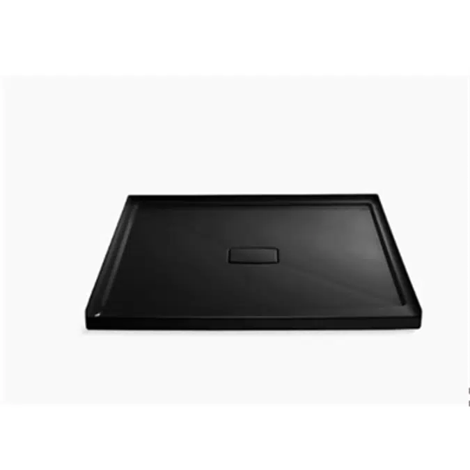 K-9395 Archer® 60" x 60" single threshold center drain shower base with removable cover