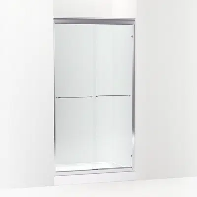 รูปภาพสำหรับ Fluence® 37" - 40" W x 75-23/32" H sliding shower door with 1/4" thick Crystal Clear glass