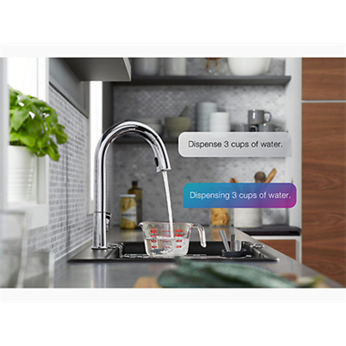 BIM objects Free download! K72218WB Sensate® Kitchen faucet with