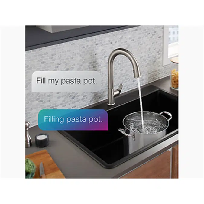 K-72218-WB Sensate® Kitchen faucet with KOHLER® Konnect™ and voice-activated technology