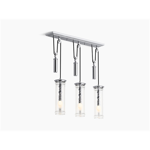 k-23345-ch03 damask® three-light adjustable linear chandelier