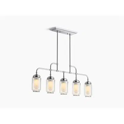 Obrázek pro K-22660-CH05 Artifacts® Five-light linear chandelier