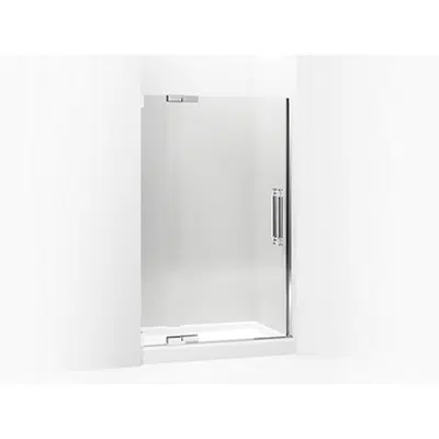 billede til K-705722-L Pinstripe® Pivot shower door, 72-1/4" H x 45-1/4 - 47-3/4" W, with 1/2" thick Crystal Clear glass