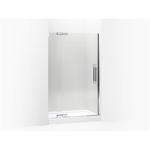 k-705722-l pinstripe® pivot shower door, 72-1/4" h x 45-1/4 - 47-3/4" w, with 1/2" thick crystal clear glass