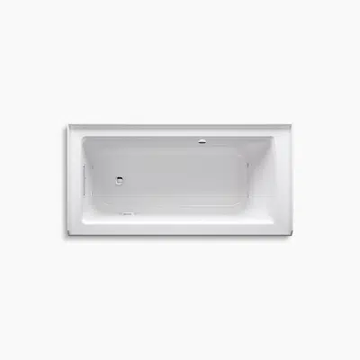 Зображення для Archer® 60" x 30" alcove whirlpool bath with Bask® heated surface, left drain