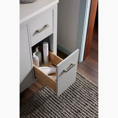 Image for Kresla™ 48" bathroom vanity cabinet with sink and quartz top