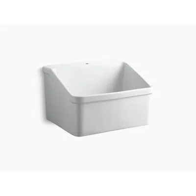 Image for K-12793 Hollister™ 28" x 22" bracket-mount utility sink with single faucet hole