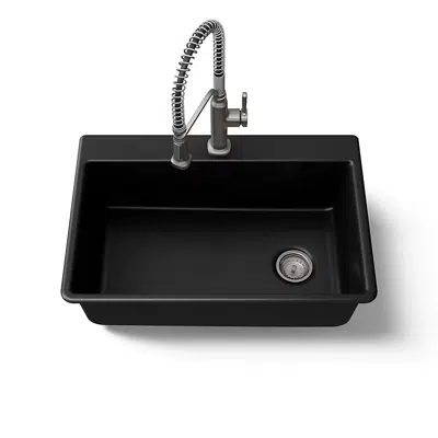 Image for Ealing® All-In-One 33" top-/undermount single-bowl kitchen sink
