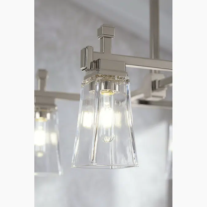 Riff® 30-9/16" x 23-15/16" four-light chandelier