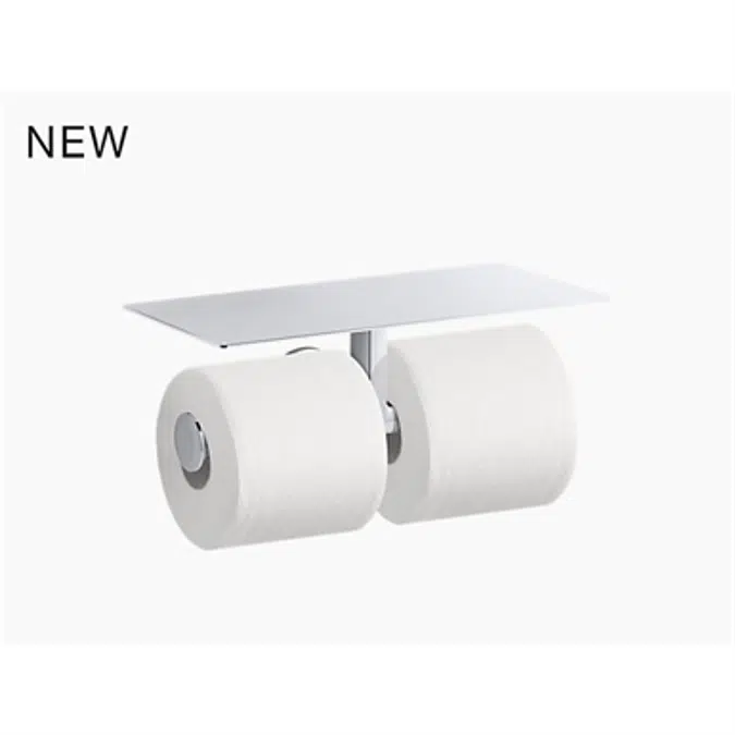 K-78384 Components® Covered double toilet paper holder