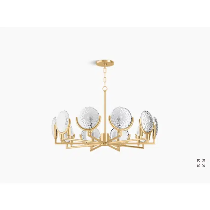 Arendela™ Ten-light chandelier