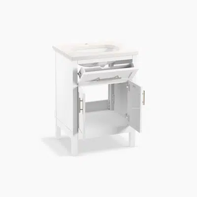 Image for Hadron™ 24" bathroom vanity cabinet with sink and quartz top