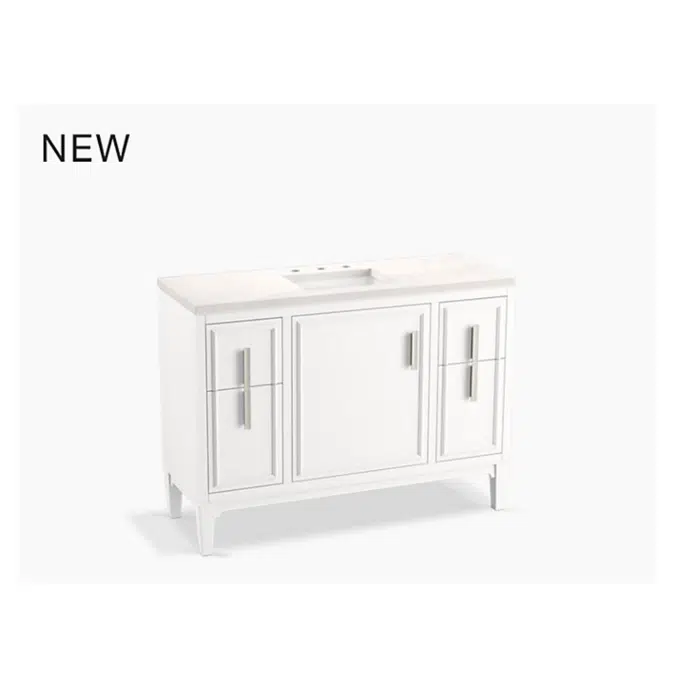 K-33546-ASB Southerk™ 48" bathroom vanity set