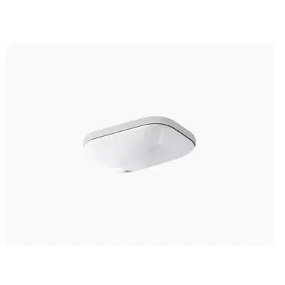 afbeelding voor K-2890-8U Tahoe® Undermount bathroom sink with 8" oversize centerset faucet holes