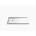 k-8639 rely® 48" x 32" single-threshold shower base with left-hand drain