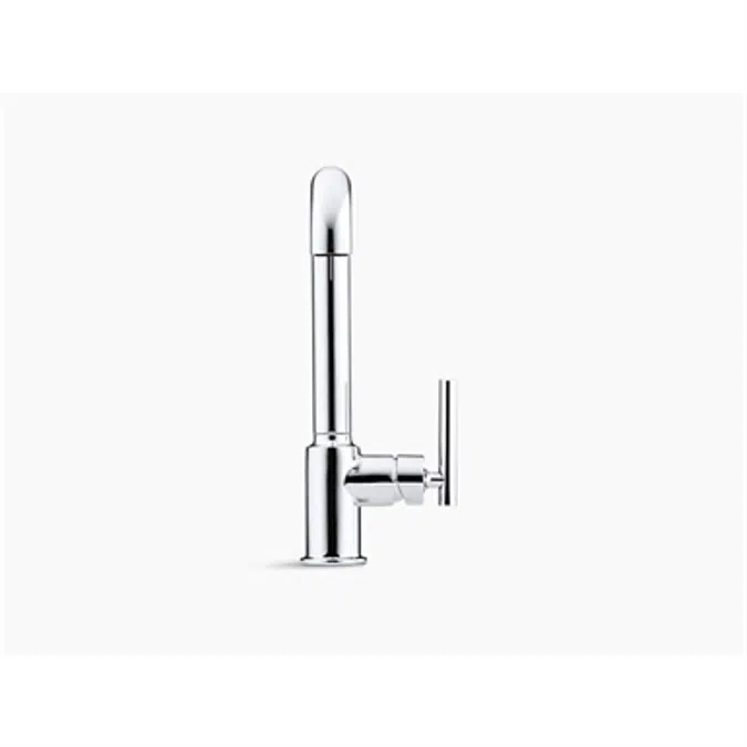 K-7505 Purist® single-hole kitchen sink faucet with 8" pull-out spout