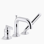 castia™ by studio mcgee deck-mount bath faucet with handshower