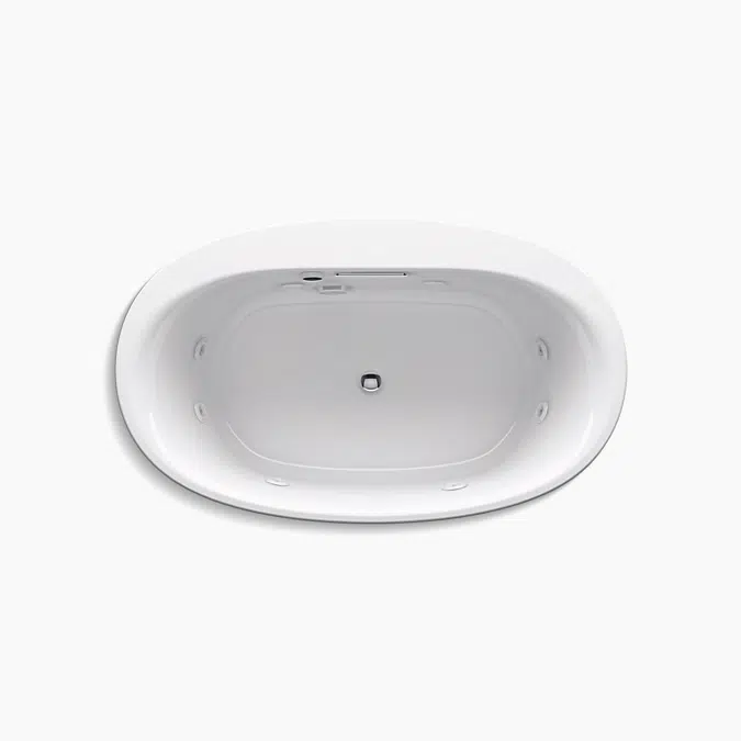 Underscore® 60" x 36" drop-in heated whirlpool bath