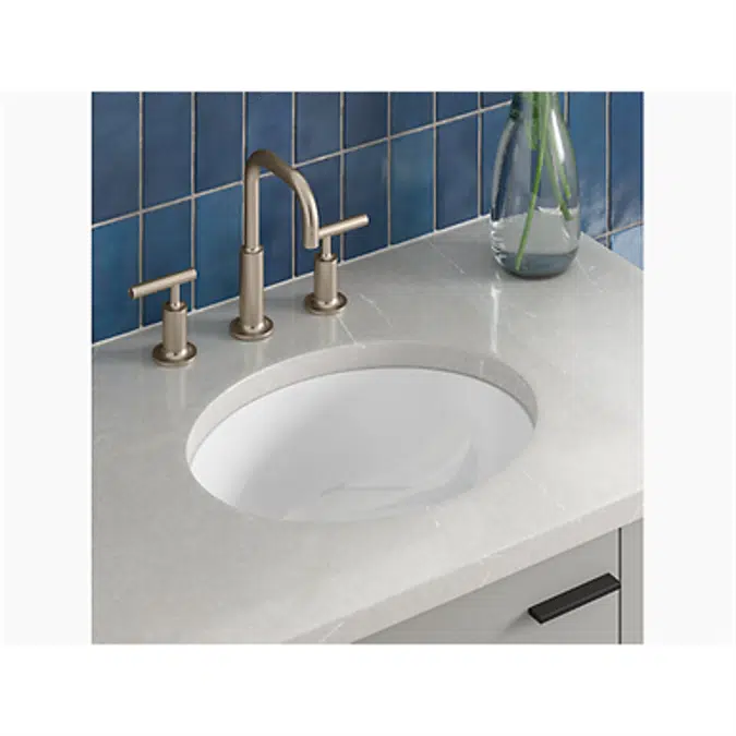 K-2209 Caxton® Oval 15" x 12" Undermount bathroom sink