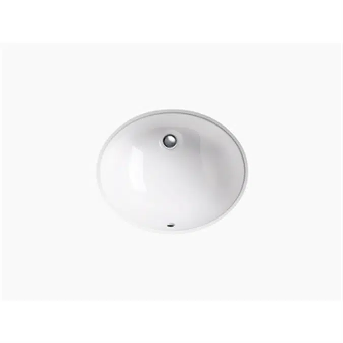 K-2209 Caxton® Oval 15" x 12" Undermount bathroom sink