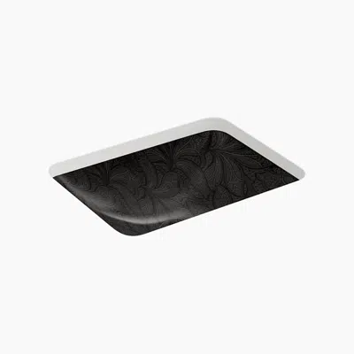 sartorial™ paisley caxton® 20" rectangular undermount bathroom sink