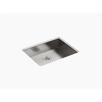 imagen para K-3894-4 Vault™ 25" x 22" x 6-5/16" single bowl dual-mount kitchen sink with 4 faucet holes