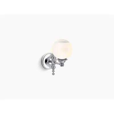 Image for K-22546-SC01 Damask® One-light lacemaker sconce