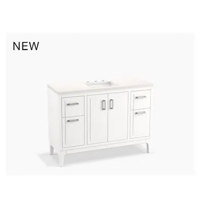 K-33554-ASB Seer™ 48" bathroom vanity set için görüntü