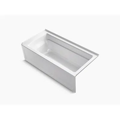 kuva kohteelle K-1948-RA Archer® 66" x 32" three-side integral flange bath with right-hand drain