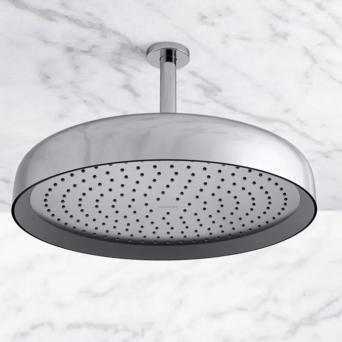 Statement™ Round 14" single-function rainhead, 2.5 gpm