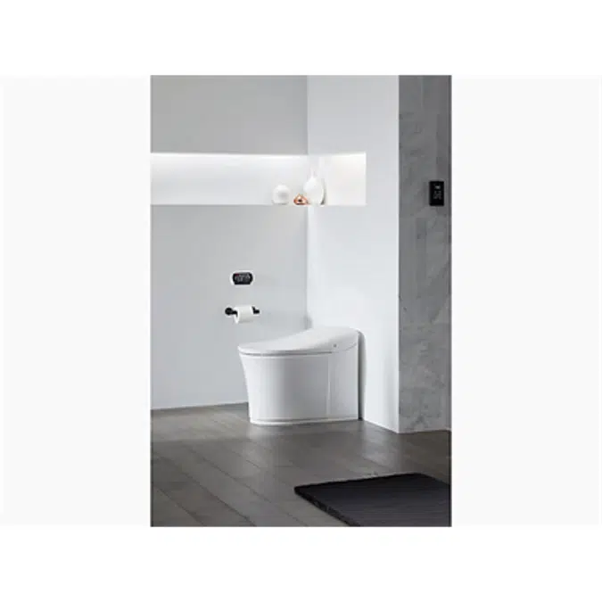 K-77795 Eir® Comfort Height® One-piece elongated dual-flush intelligent chair-height toilet