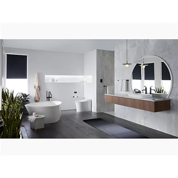 K-77795 Eir® Comfort Height® One-piece elongated dual-flush intelligent chair-height toilet