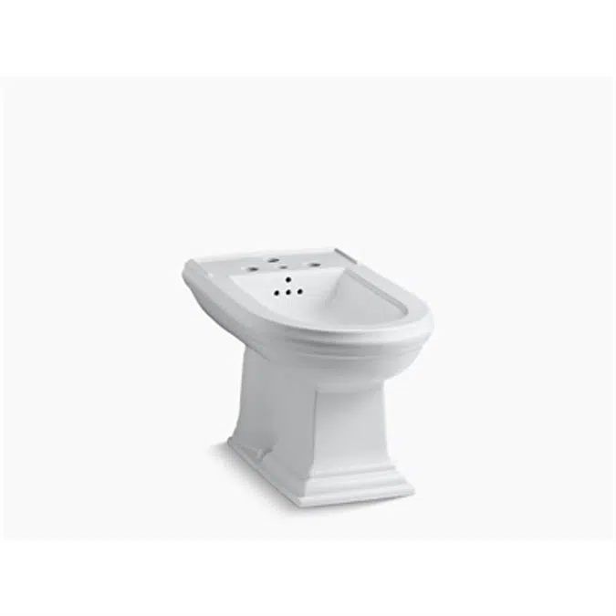 K-4886 Memoirs® Vertical spray bidet with 4 faucet holes