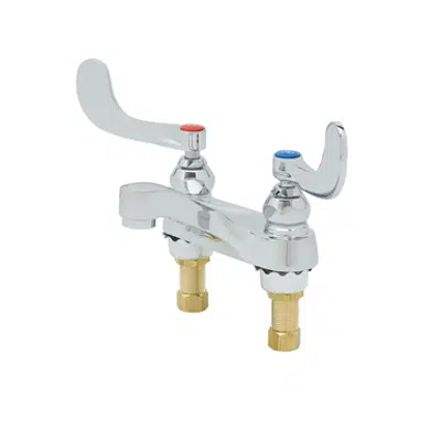 Image for B-0890-VRS Medical Faucet, Deck Mount, Cast Basin Spout, Aerator, Wrist Handles, Vandal Resistant