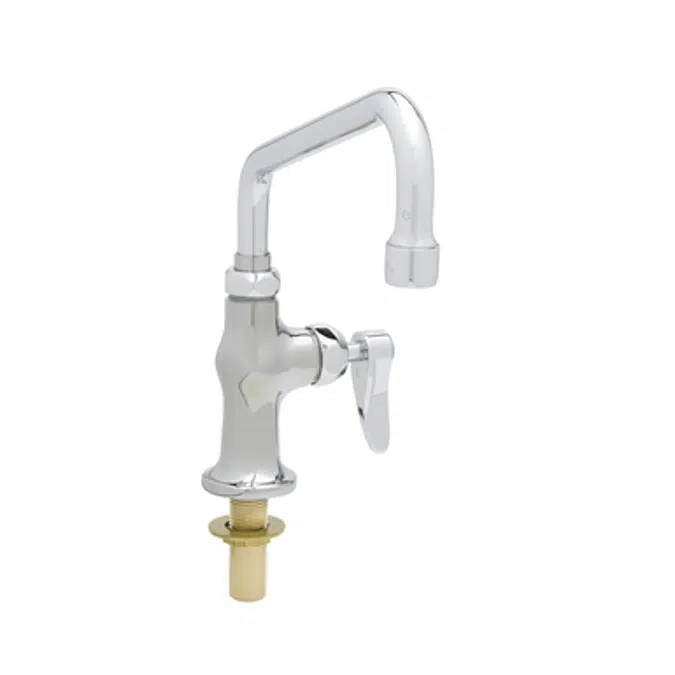 B-0205-060X-CR Single Pantry Swivel Base Faucet, Single Hole Base, Deck Mount, Cerama & 8" Swing Nozzle